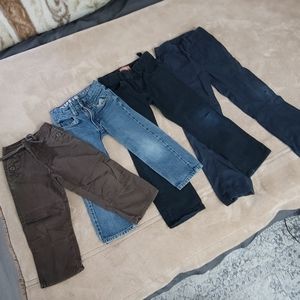 Bundle of 4 Boys Pants/Jeans